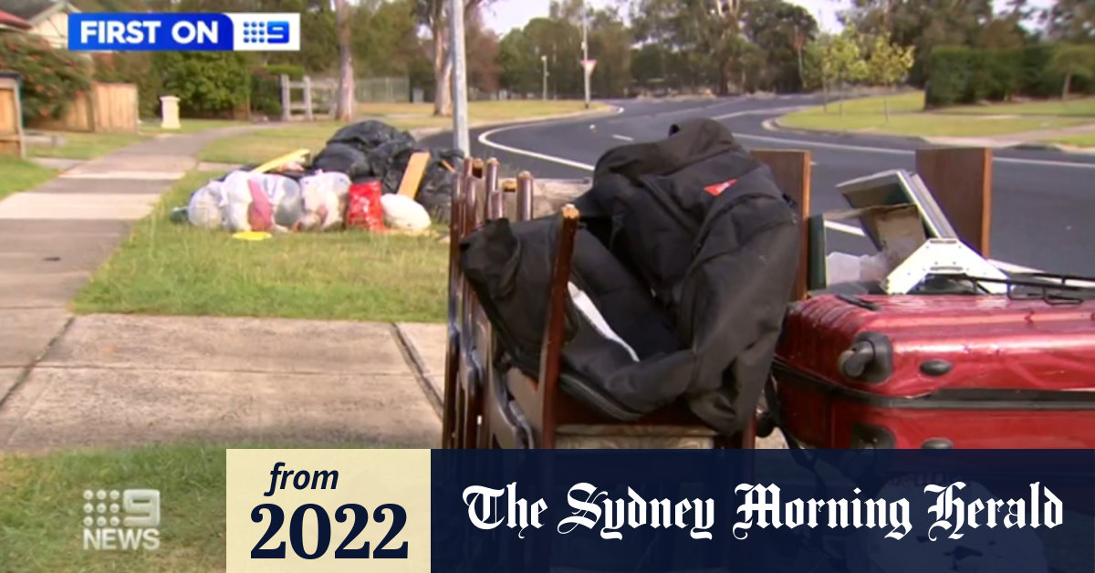 Video Hard rubbish left to rot in Melbourne’s suburbs